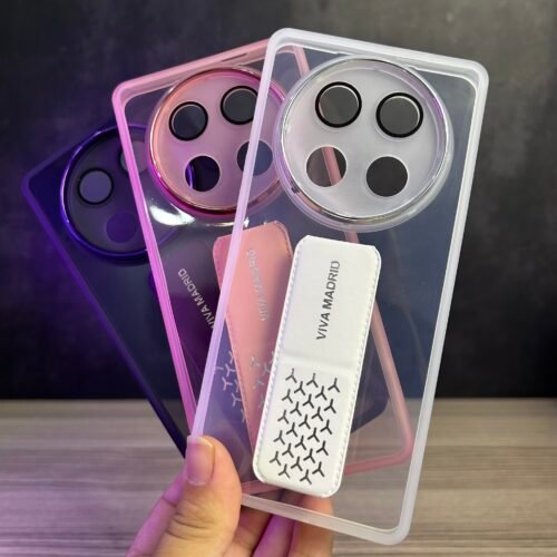 Honor X9C - Coque Transparente Fumée à Sangle de Support