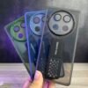 Honor X9C - Coque Transparente Fumée à Sangle de Support