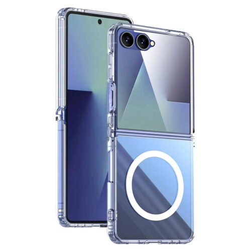 1-6-2 Galaxy Z Flip 7 - Coque Transparente Magsafe