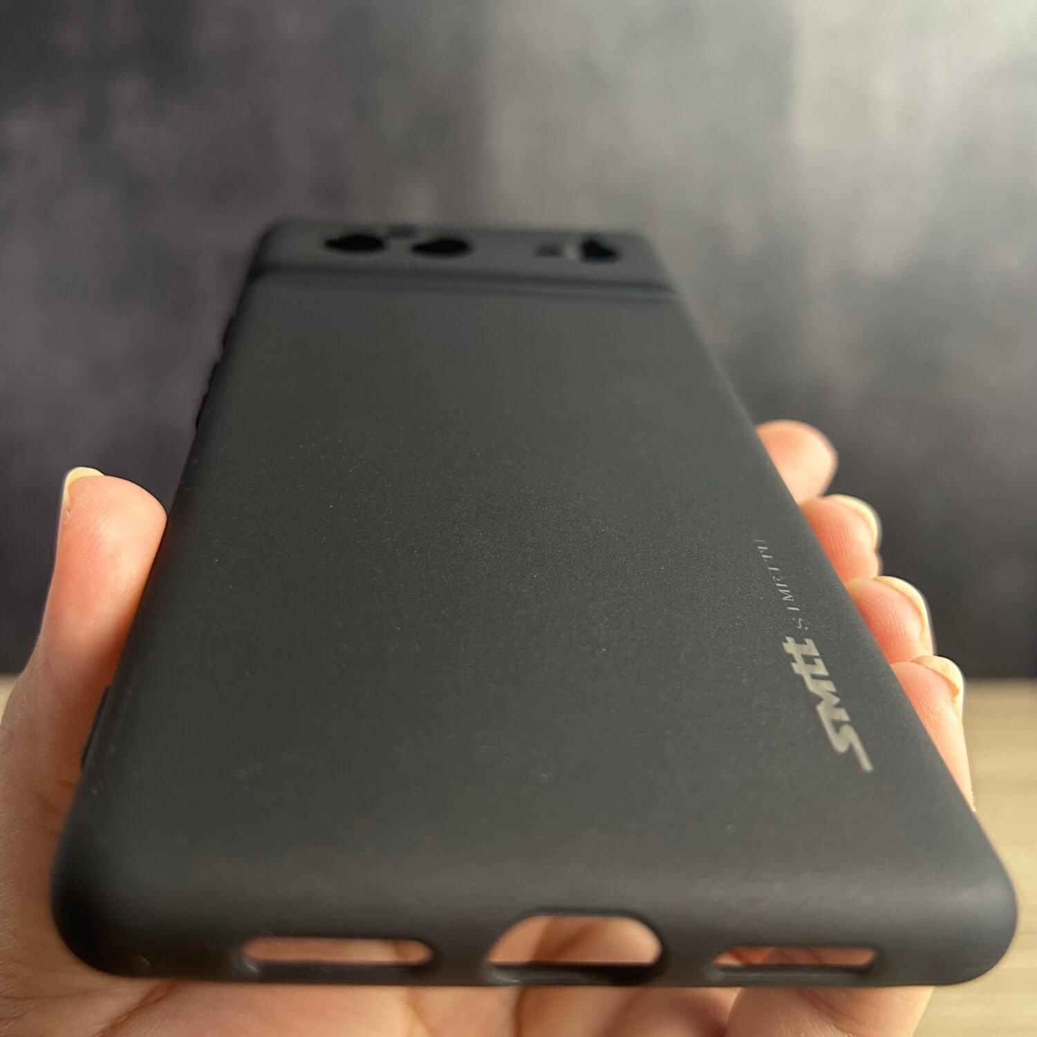 Pixel 6 - Coque en Silicone Noir Originale SIMEITU V1