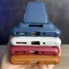 OnePlus 12R - Coque en Silicone Rigide avec Etui Porte Cartes et Support Intégré