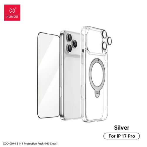 2 iPhone 17 Pro - Pack de Protection 3 en 1 Original Xundd