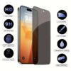 4 iPhone 13 Pro Max - Protection d'Ecran Anti-Espion En Verre ( Privacy Glass )