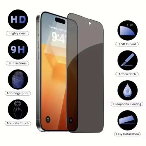 iPhone 13 Pro Max - Protection d'Ecran Anti-Espion En Verre ( Privacy Glass )