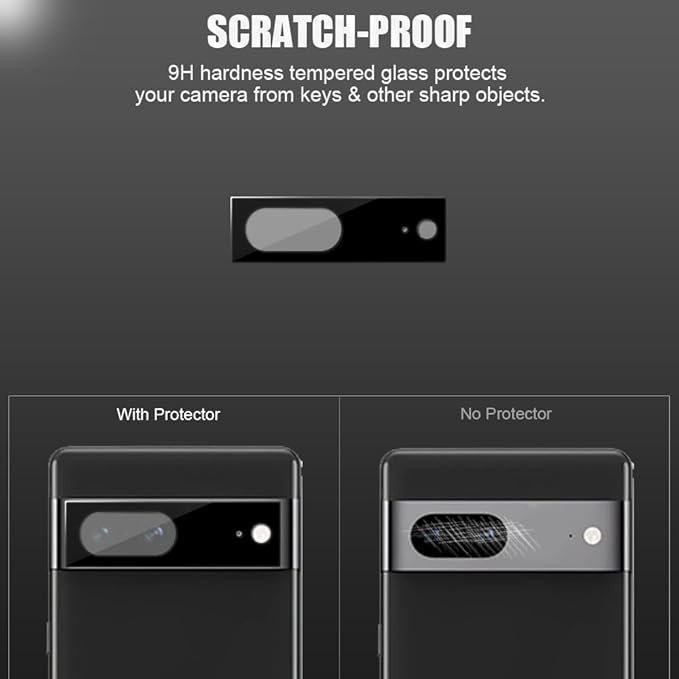 Pixel 7 - Lentilles Protection d'Objectif Caméra