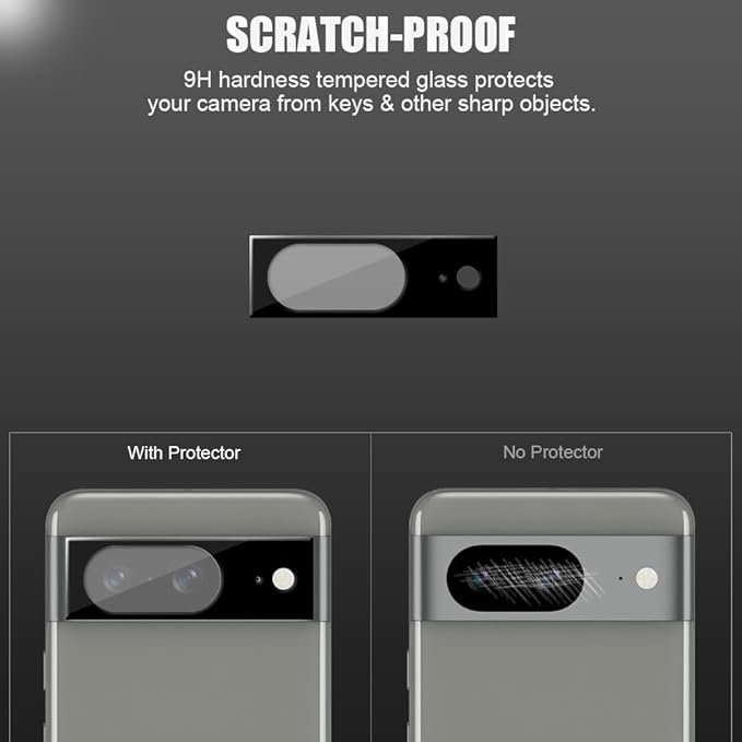 Pixel 8 - Lentilles Protection d'Objectif Caméra