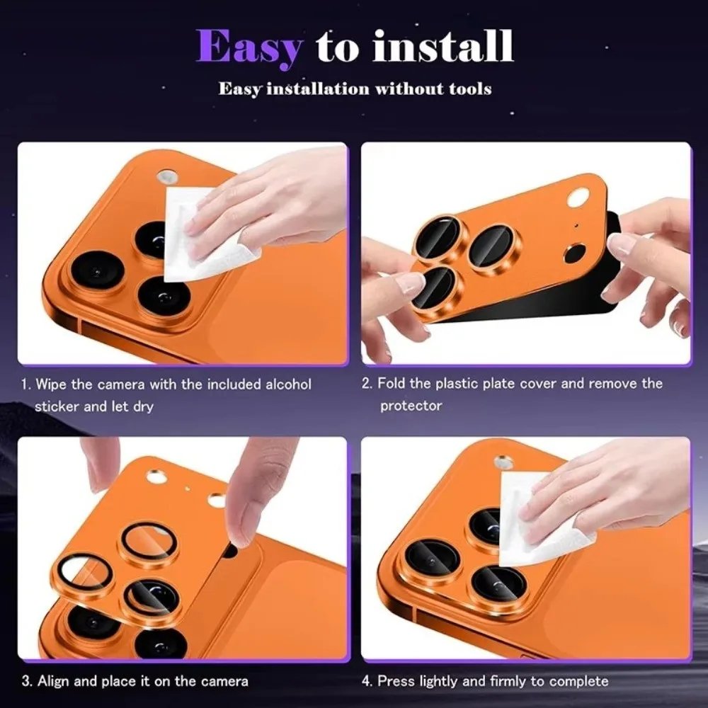 iPhone 17 Pro Max  - Lentilles Protection d'Objectif Caméra