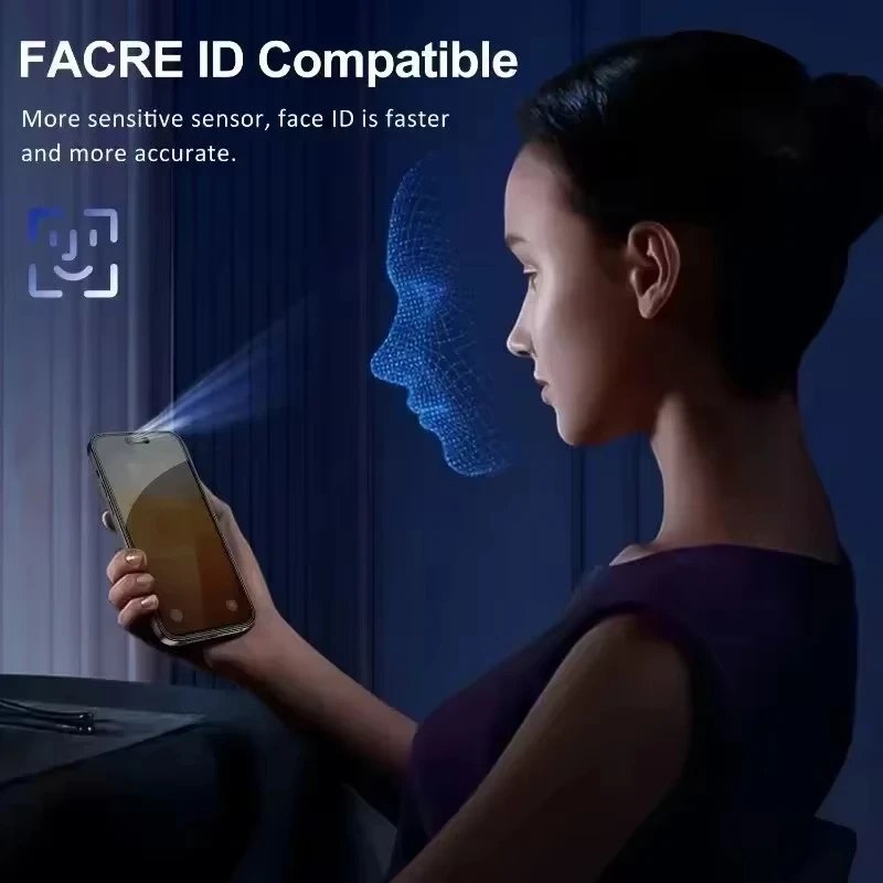 6 iPhone 13 Pro Max - Protection d'Ecran Anti-Espion En Verre ( Privacy Glass )