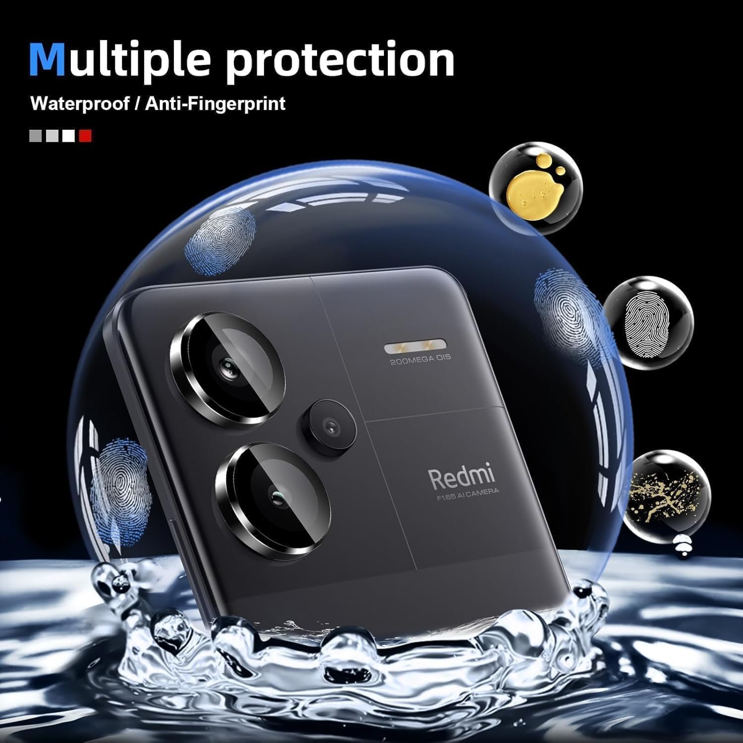 Redmi Note 13 Pro Plus 5G - Lentilles Protection d'Objectif Caméra