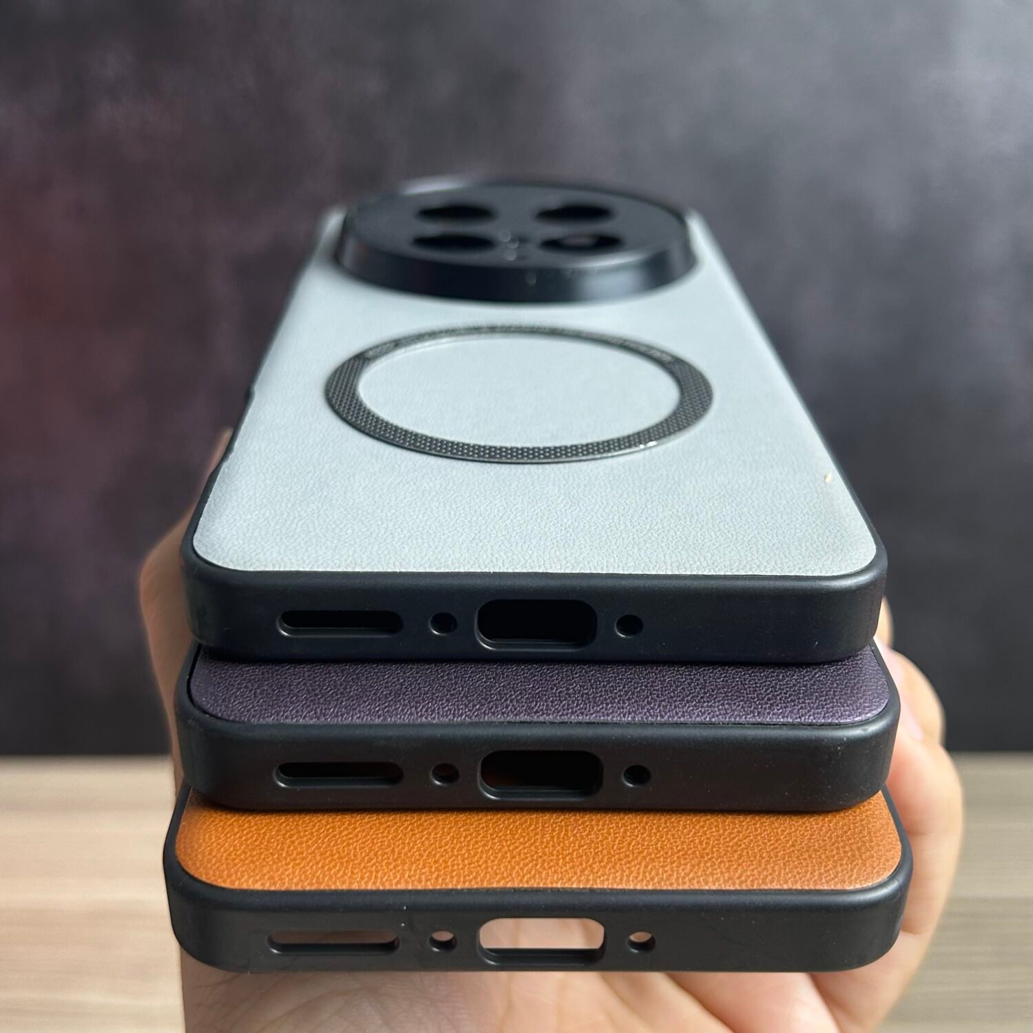 Vivo X200 Ultra - Coque Haut De Gamme Magnétique En Cuir PU Avec Bordure Noir