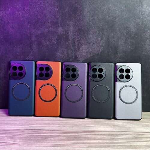 IMG_3621 Oneplus Ace 2 Pro - Coque Haut De Gamme Magnétique En Cuir PU Avec Bordure Noir