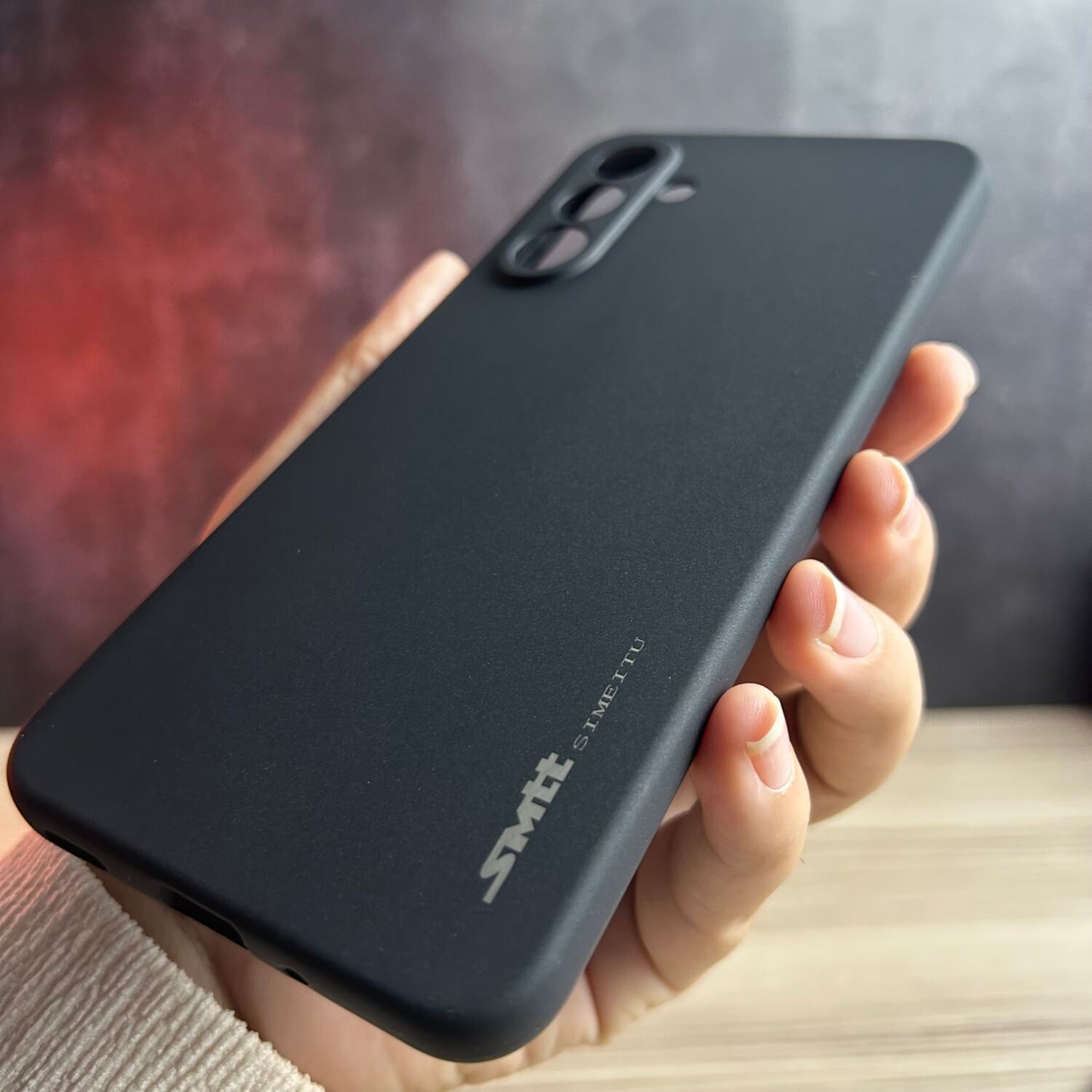 Galaxy A17 - Coque en Silicone Noir Originale SIMEITU