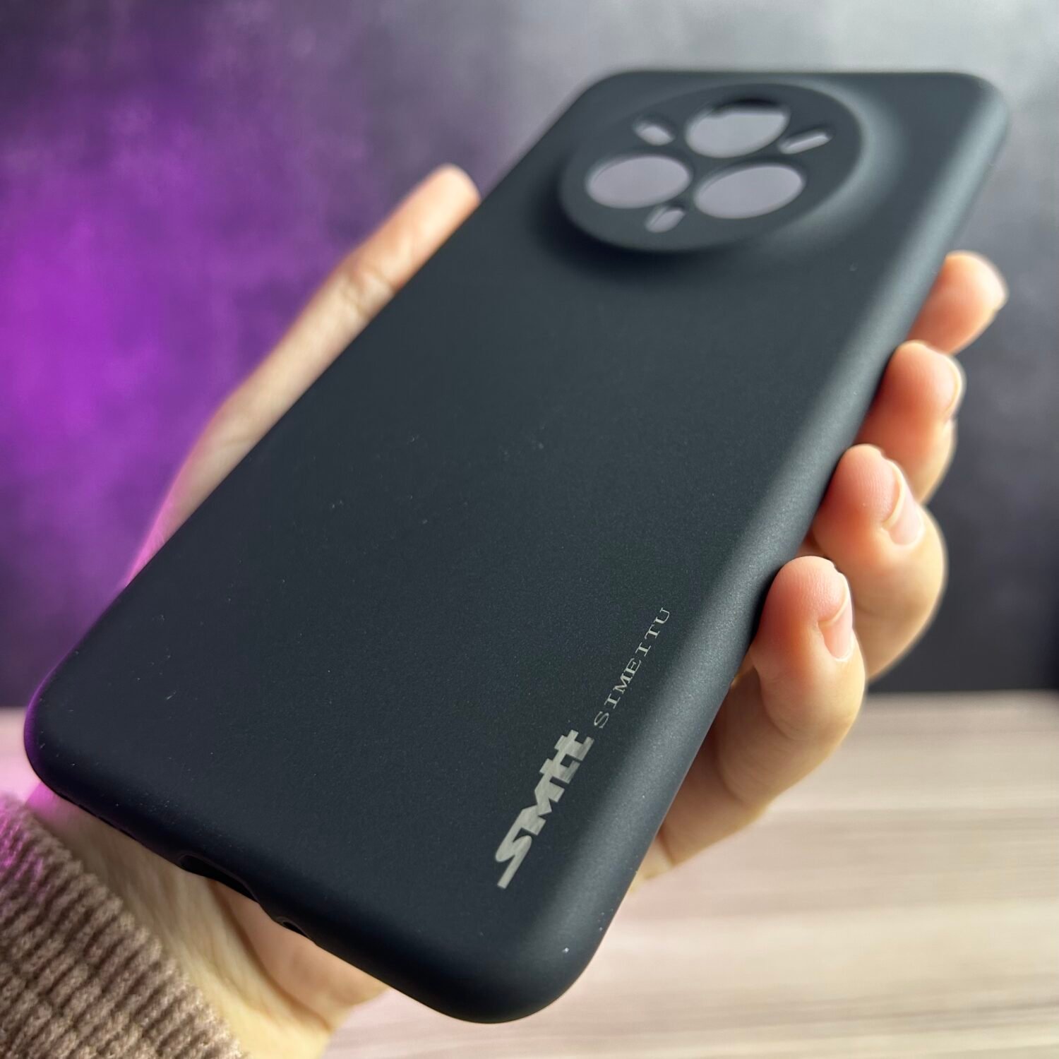 Realme 14 Pro Plus - Coque en Silicone Noir Originale SIMEITU