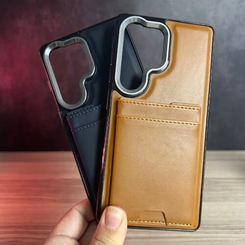 Galaxy S25 Ultra - Coque Haut De Gamme en Cuir PU avec Porte Cartes