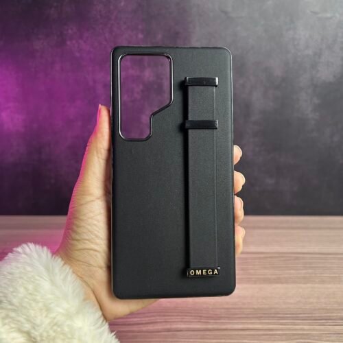 IMG_4010 Galaxy S23 Ultra - Coque Haut De Gamme OMEGA en Cuir PU avec Poignée