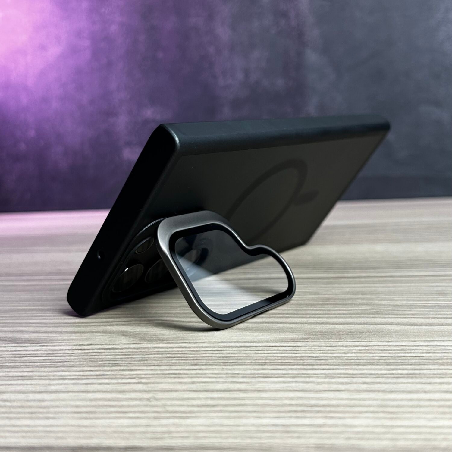IMG_4073 Galaxy S23 Ultra- Coque Haut de Gamme Magnétique Fumée avec Support