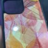 Iphone 13 Pro - Coque En Silicone Supérieure avec Dos effet Peinture à l'huile Design Feuilles d’Automne