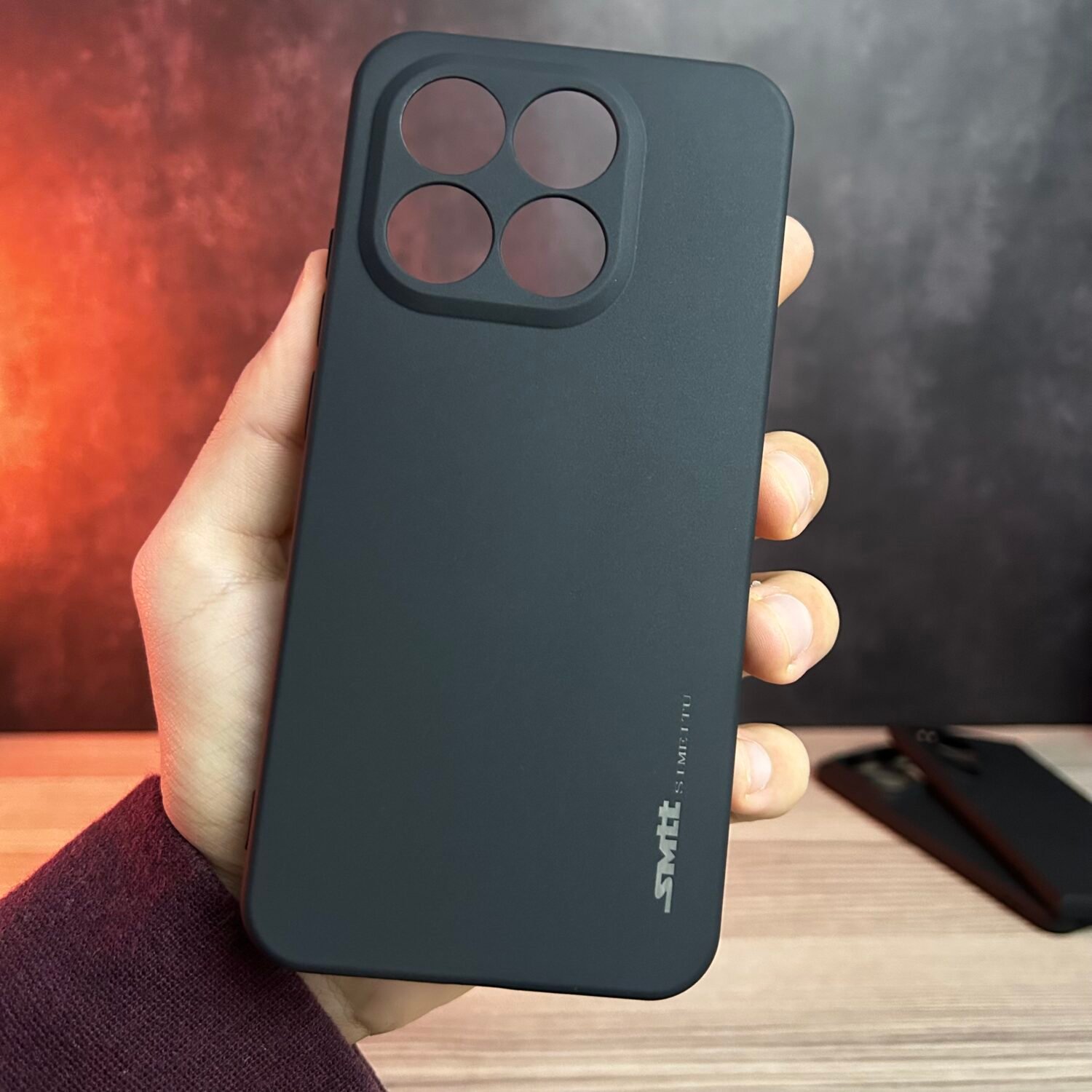 Xiaomi 15T - Coque en Silicone Noir Originale SIMEITU