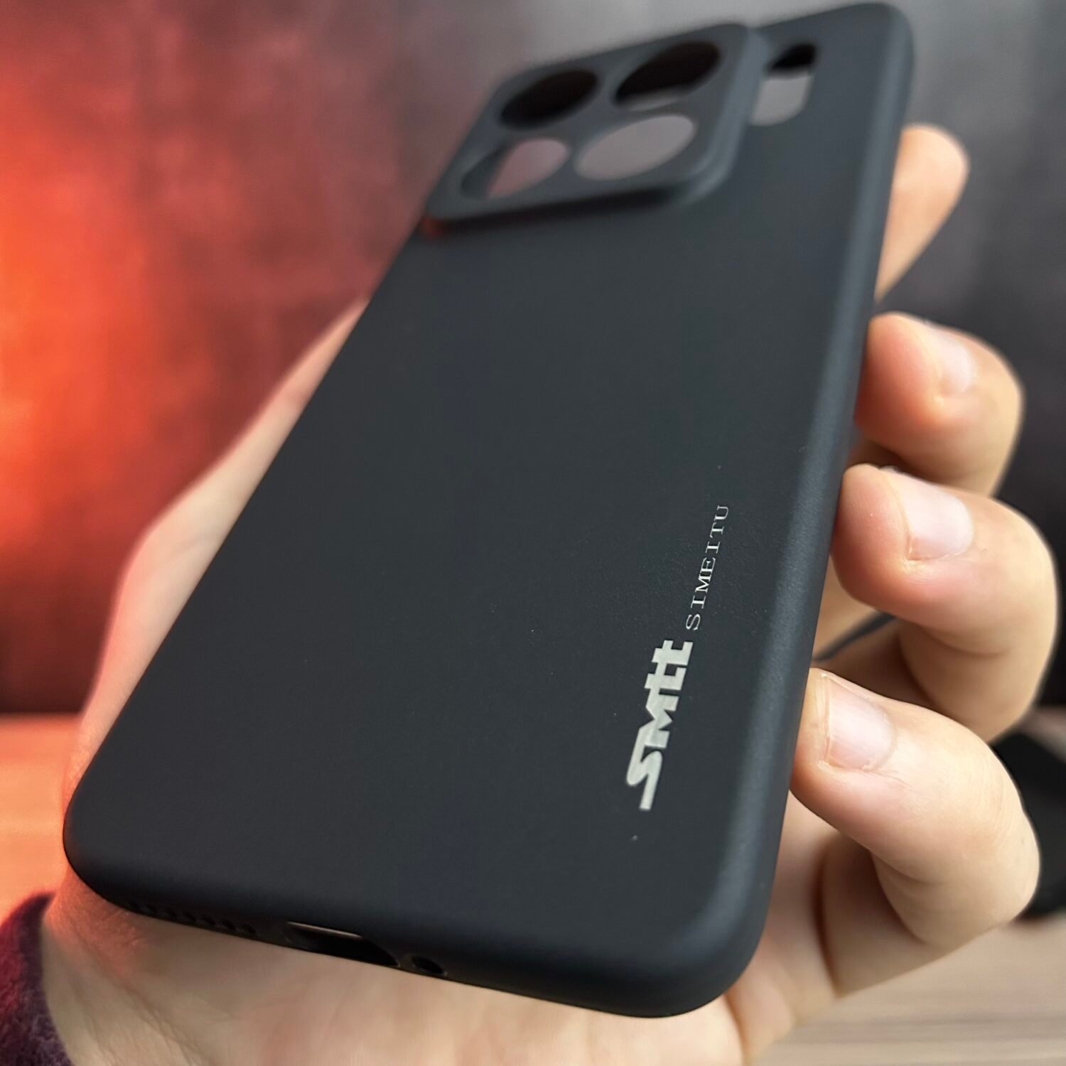 Xiaomi 15S Pro - Coque en Silicone Noir Originale SIMEITU