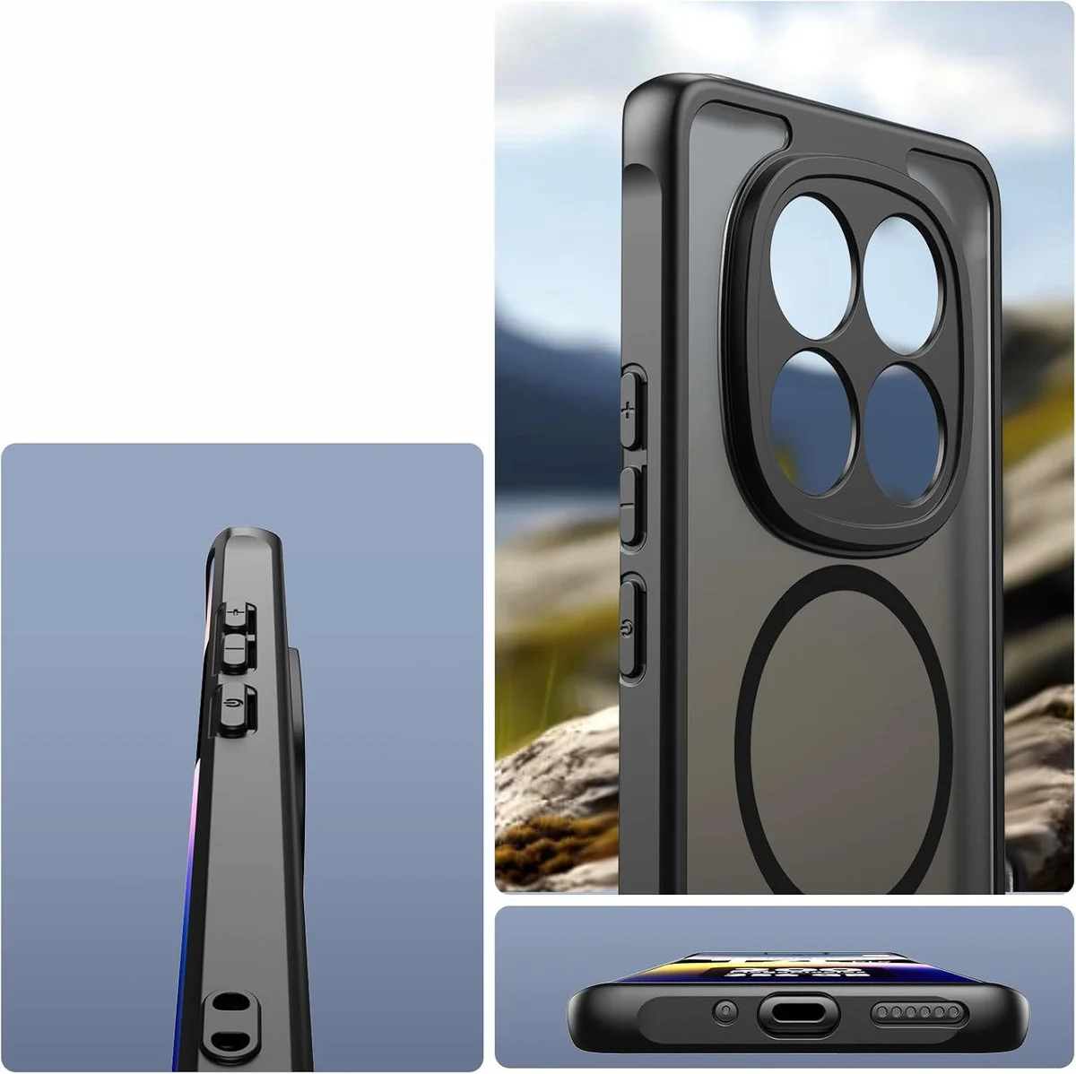 Redmi Note 14 Pro Plus - Coque Fumée Magsafe SIMEITU