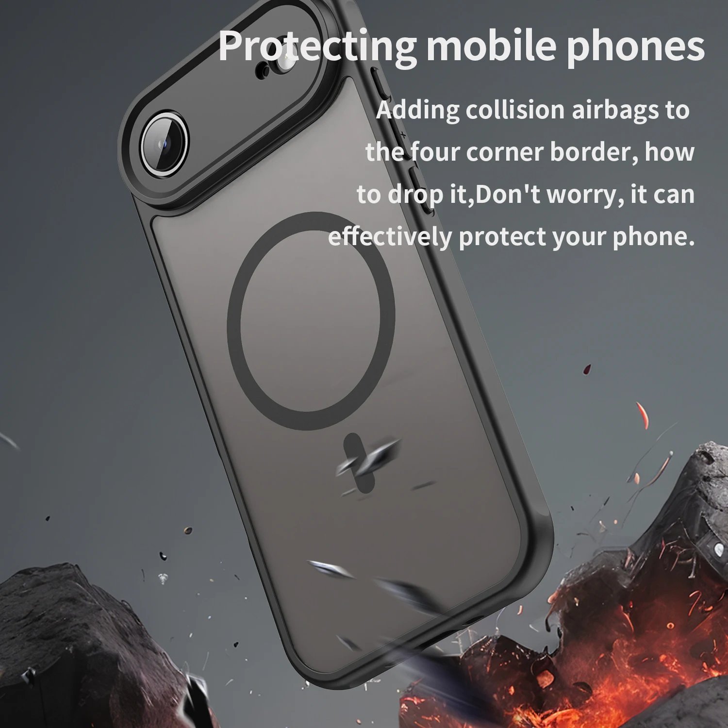 iPhone 17 Air - Coque Fumée Magsafe SIMEITU