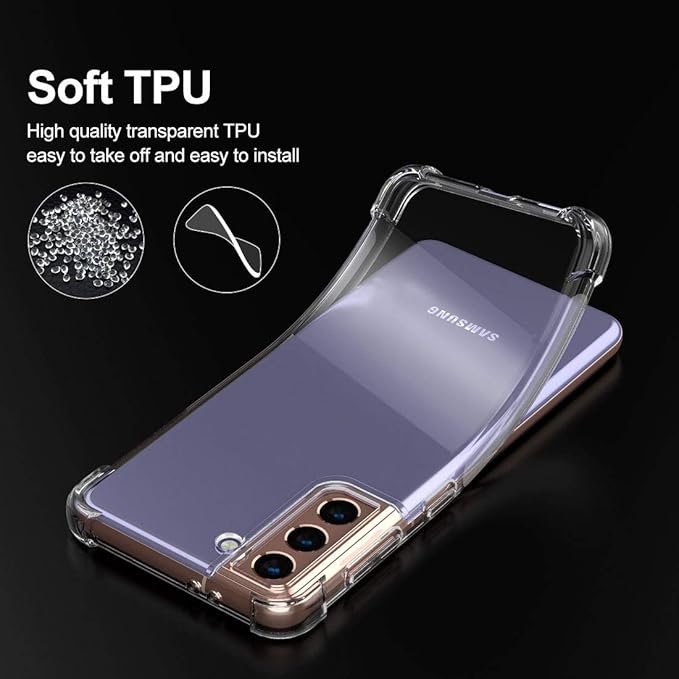 Galaxy S21 - Coque Transparente SIMEITU