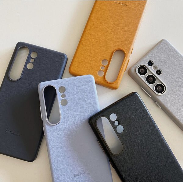 Galaxy S26 Ultra - Coque en Faux Cuir Vegane Haut de Gamme