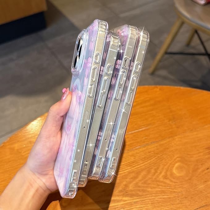 8121DlVvX1L._AC_SX679_ Coque Transparente Magsafe avec Motifs Noeuds à Ruban Rose