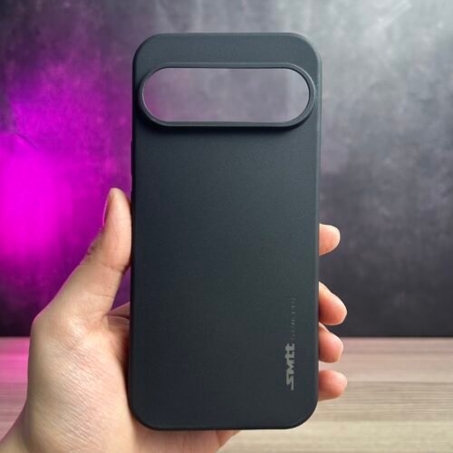 Pixel 9 Pro - Coque en Silicone Noir Originale SIMEITU V1