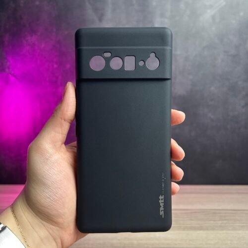 Pixel 6 Pro - Coque en Silicone Noir Originale SIMEITU