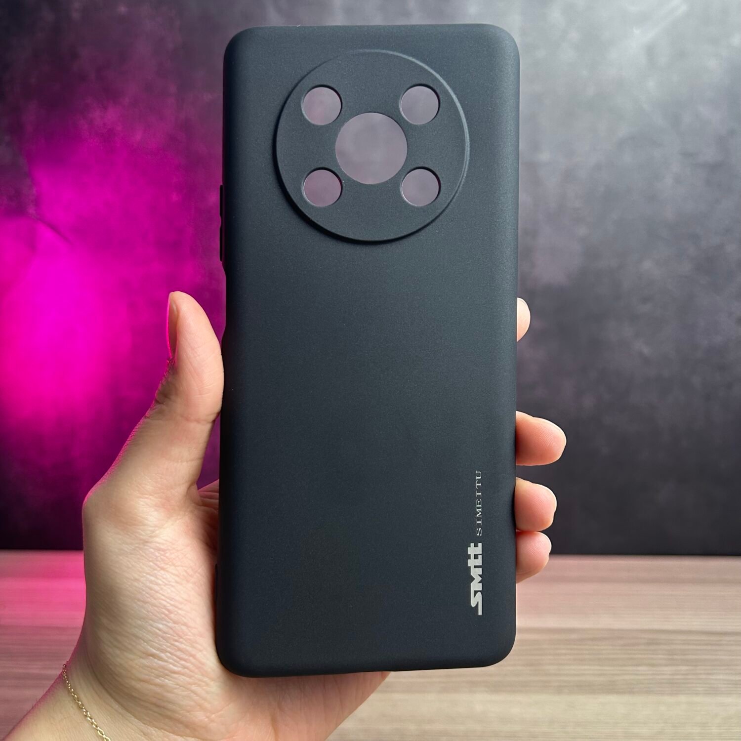 IMG_5182 Honor Magic 4 Lite - Coque en Silicone Noir Originale SIMEITU