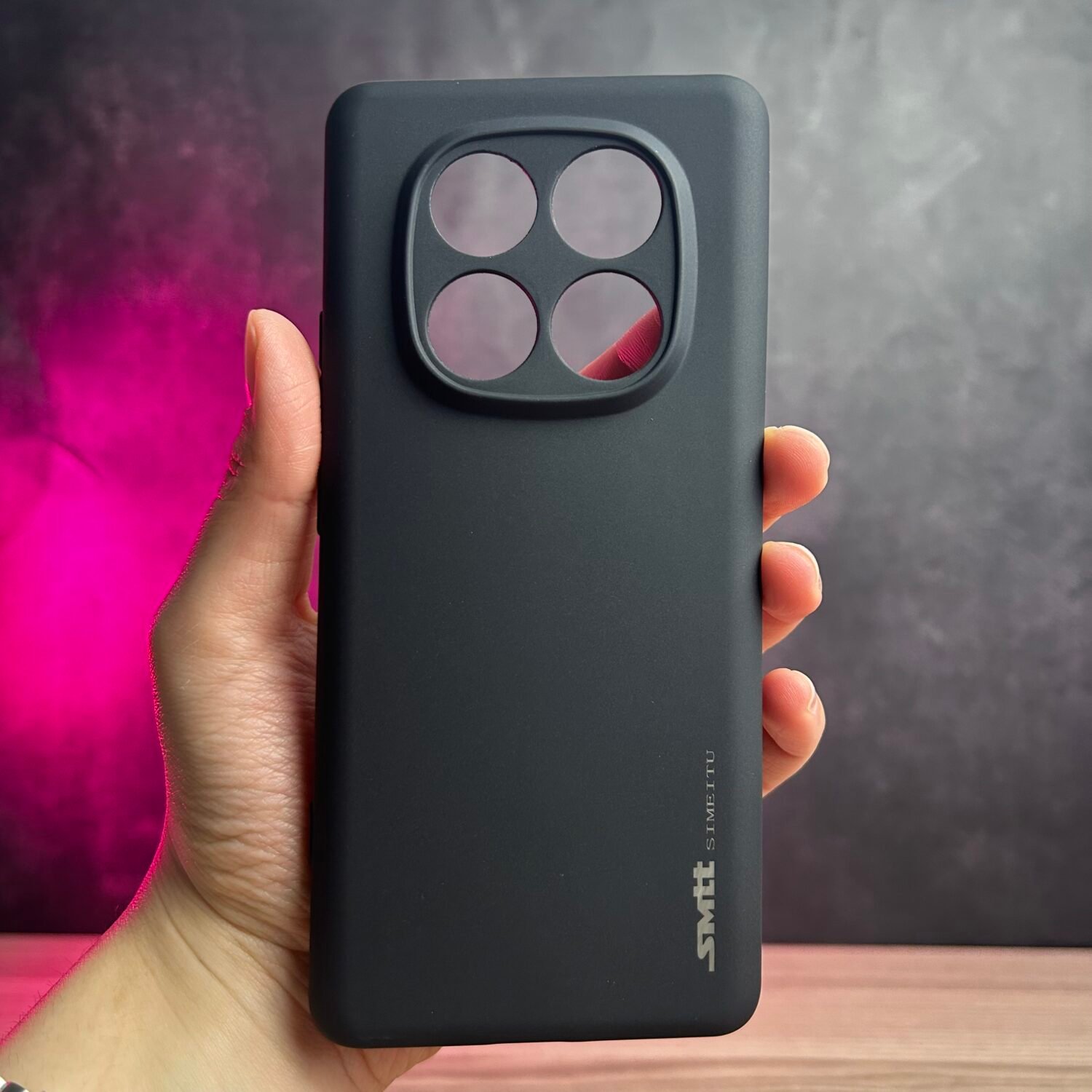 Redmi Note 14 Pro 4G - Coque en Silicone Noir Originale SIMEITU