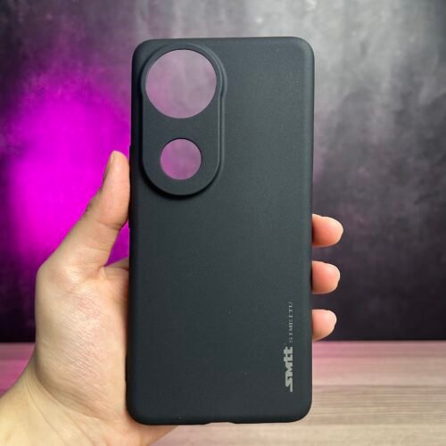 Vivo V50 - Coque en Silicone Noir Originale SIMEITU