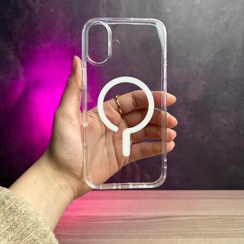 iPhone 16 Plus - Coque Transparente Magsafe Haut de Gamme Anti-jaunissement