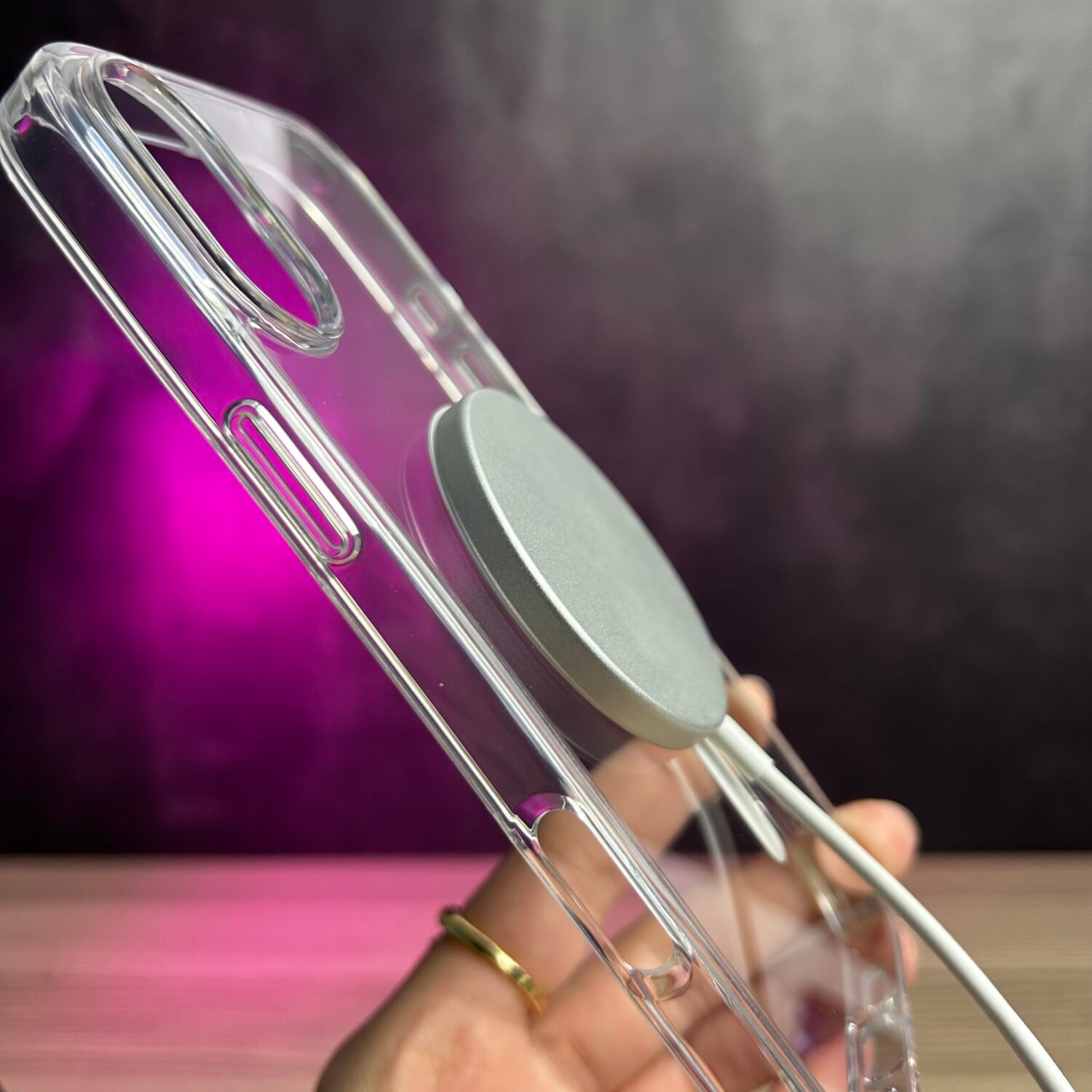 iPhone 16 Plus - Coque Transparente Magsafe Haut de Gamme Anti-jaunissement