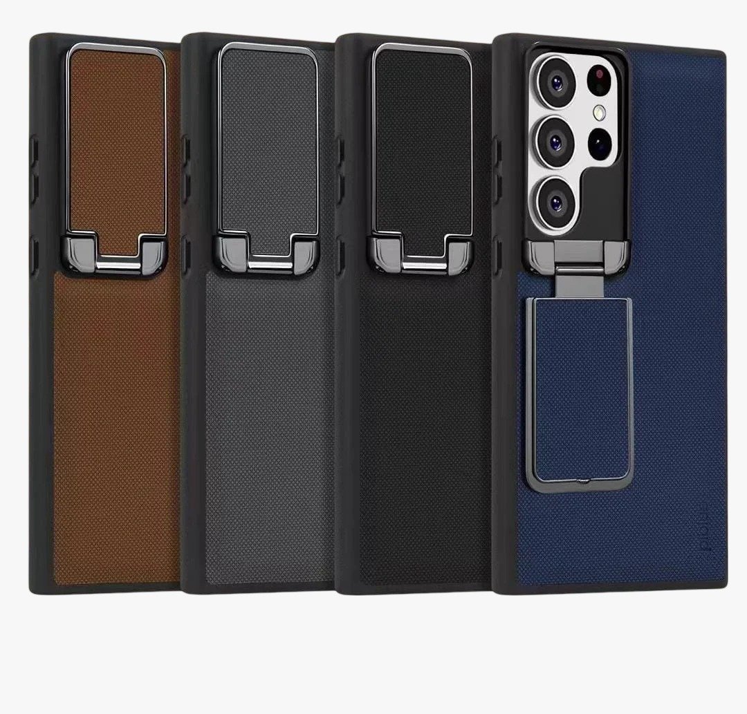 Galaxy S24 Ultra - Coque Haut de Gamme en Cuir Avec Cache Caméra 2 En 1