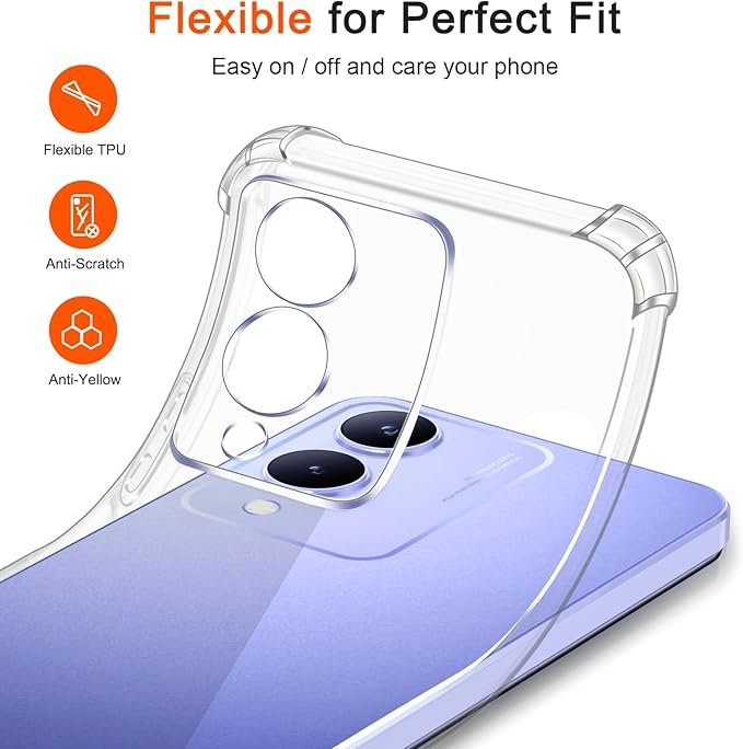 Vivo Y17S - Coque Transparente SIMEITU