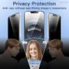 iPhone 17 Pro Max  - Protection d'écran Anti-Espion en Verre ( Privacy Glass )