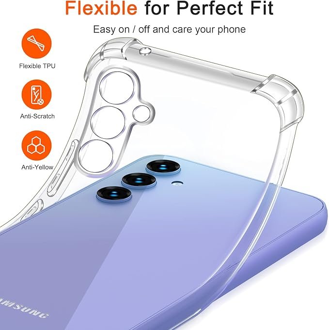 Galaxy M34- Coque Transparente SIMEITU