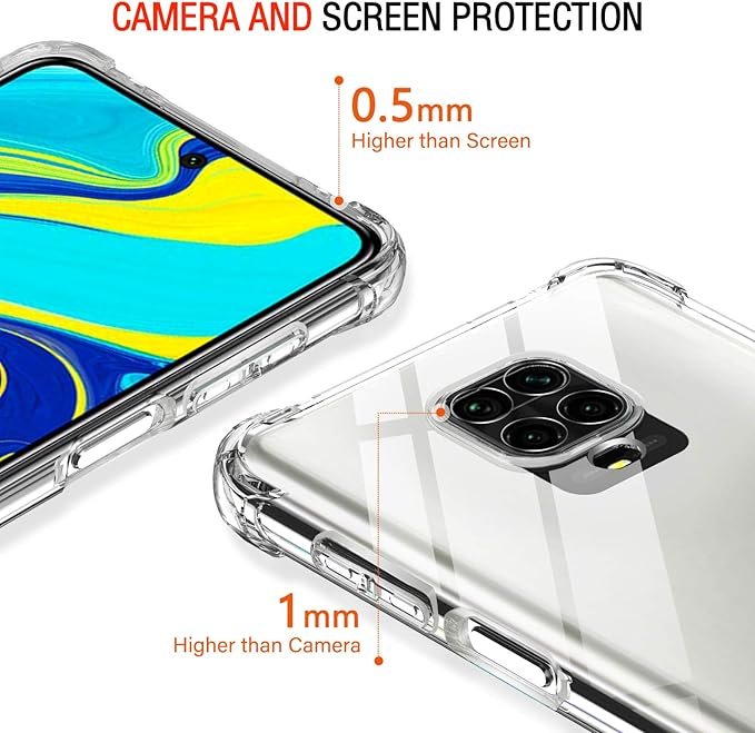 Redmi Note 9 Pro 4G - Coque Transparent SIMEITU