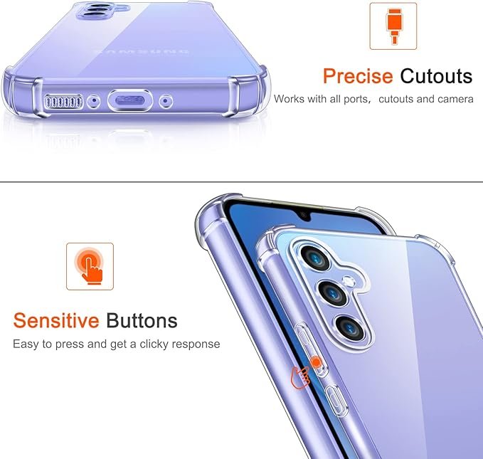 Galaxy A34- Coque Transparente SIMEITU