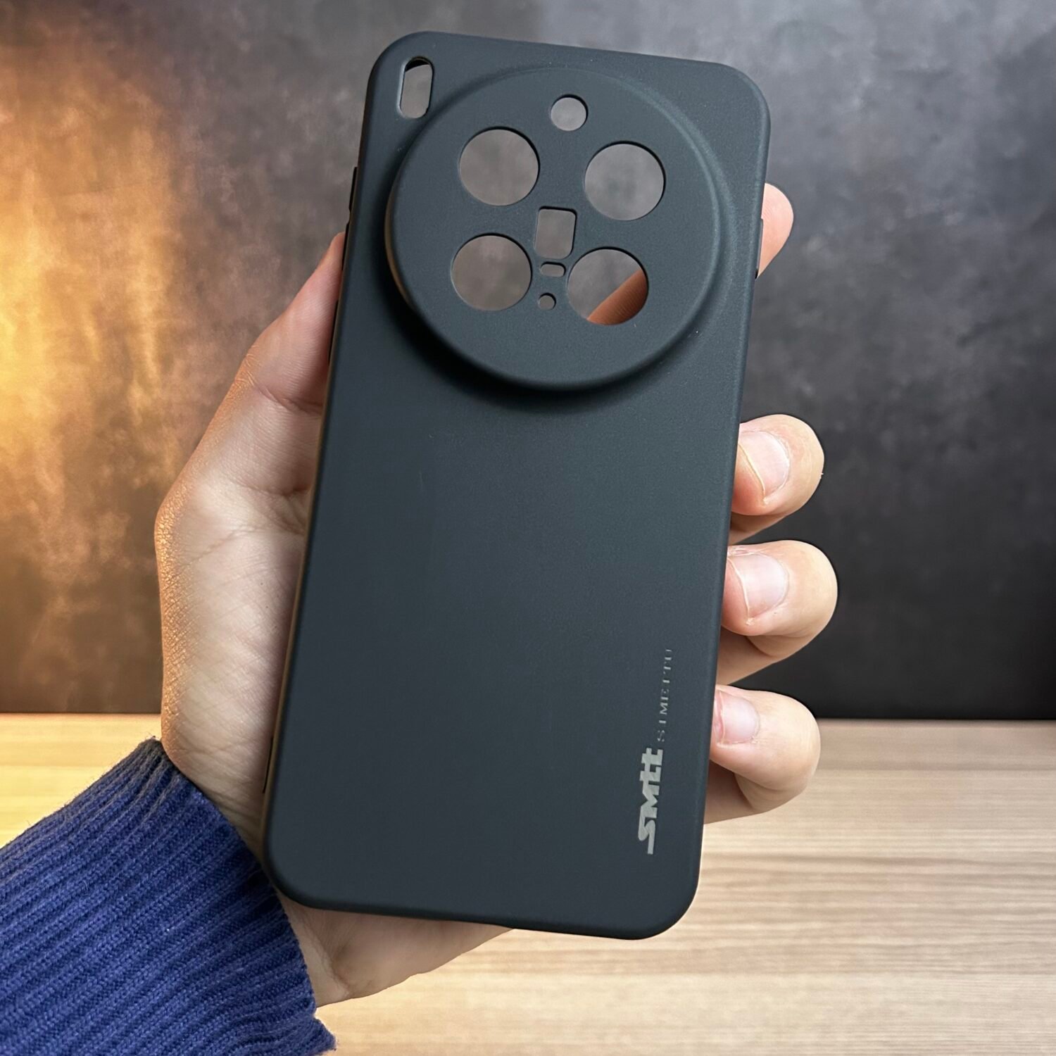 Vivo X300 Pro - Coque en Silicone Noir Originale SIMEITU
