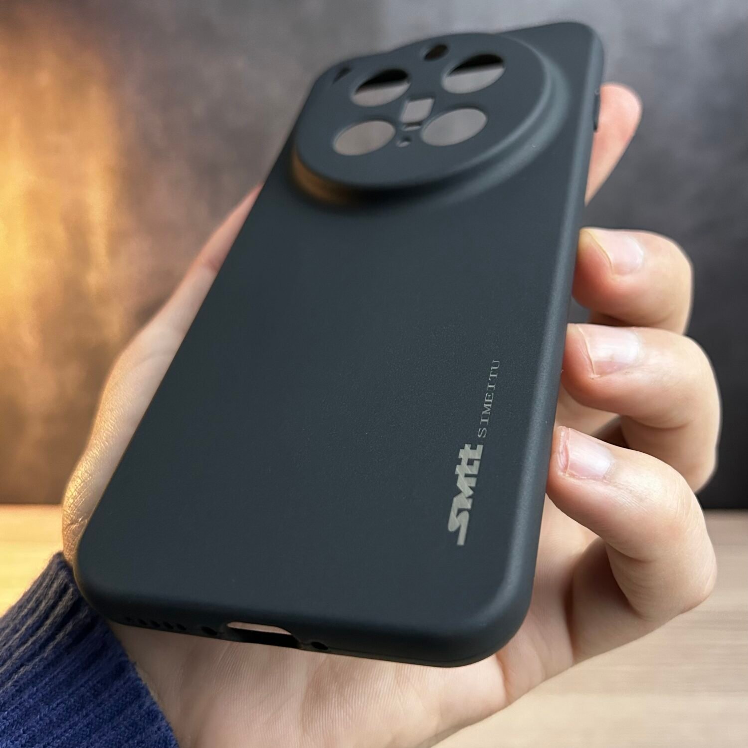 Vivo X300 Pro - Coque en Silicone Noir Originale SIMEITU