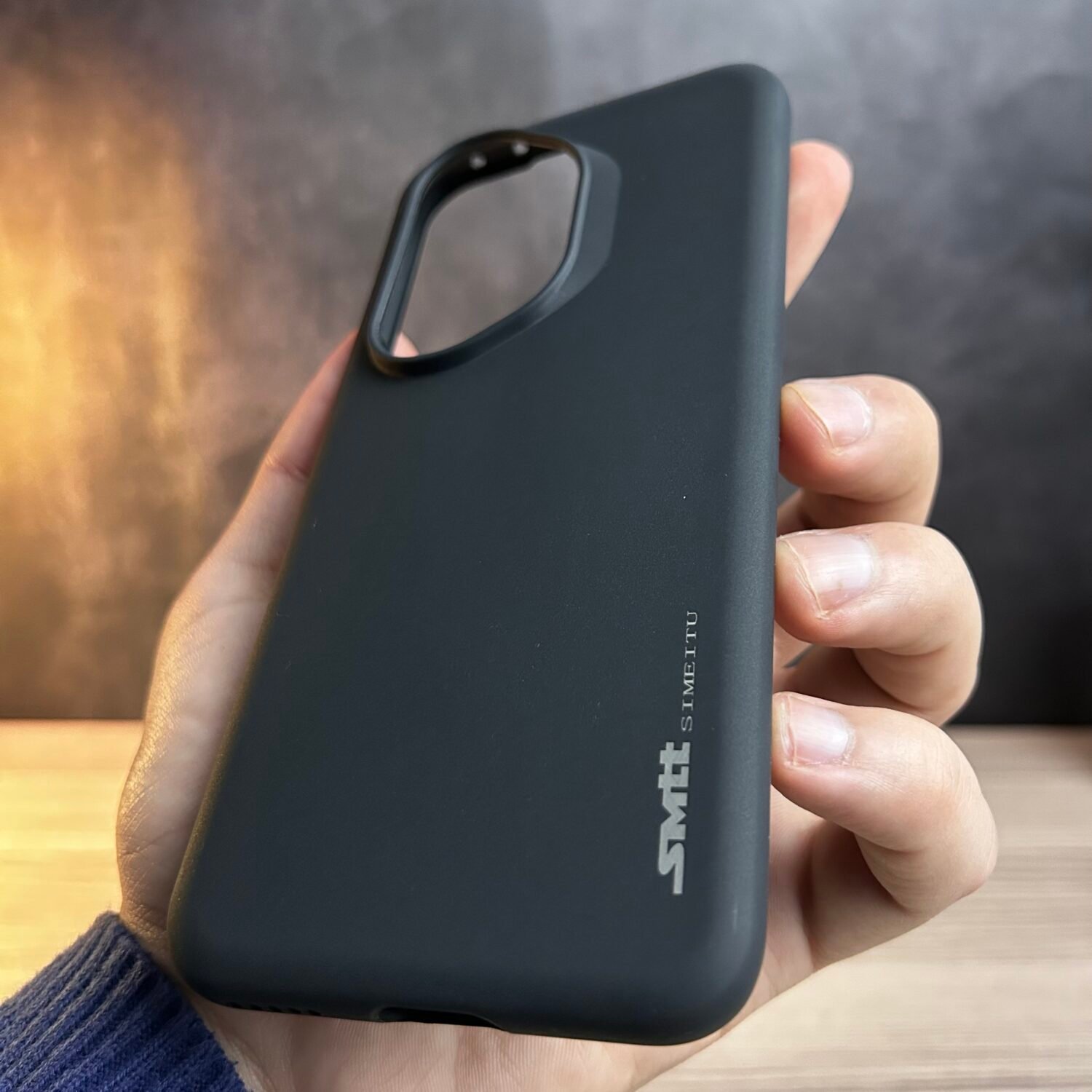 Honor 400 Pro (Globale) - Coque en Silicone Noir Originale SIMEITU V1