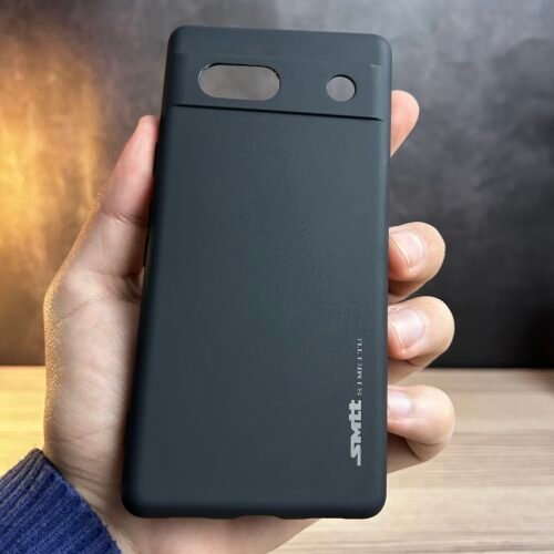 Pixel 7a - Coque en Silicone Noir Originale SIMEITU
