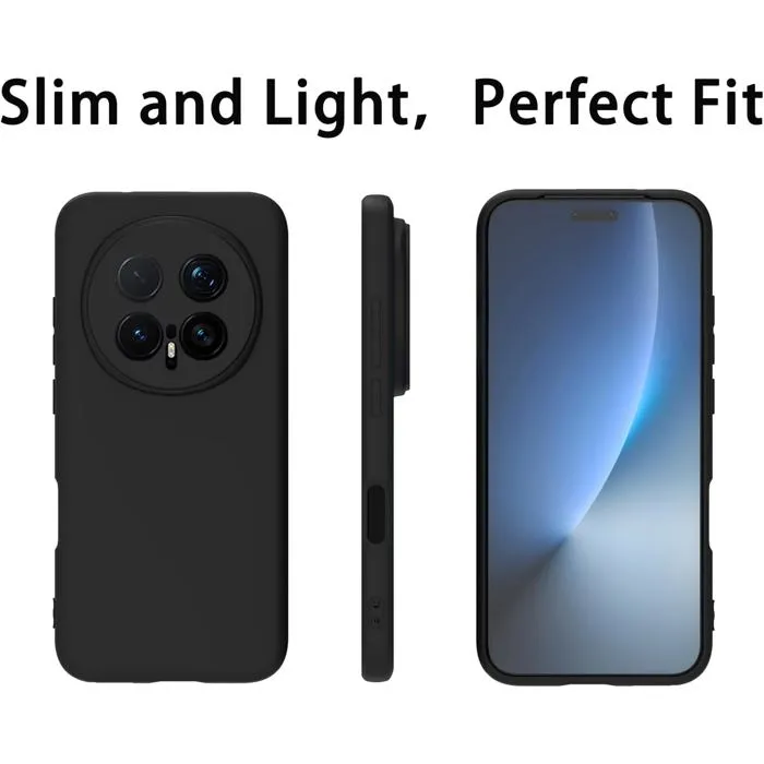Honor Magic 8 Pro - Coque en Silicone Noir Originale SIMEITU