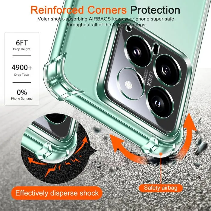 Xiaomi Mi 14 - Coque Transparent SIMEITU