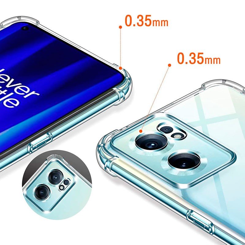 OnePlus Nord CE 2 5G / Oppo Find X5 Lite / Reno 7 5G - Coque Transparent SIMEITU