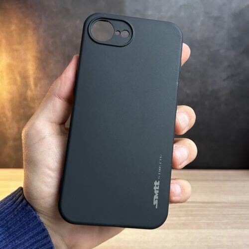 iPhone 16e - Coque en Silicone Noir Originale SIMEITU