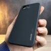 iPhone 16e - Coque en Silicone Noir Originale SIMEITU